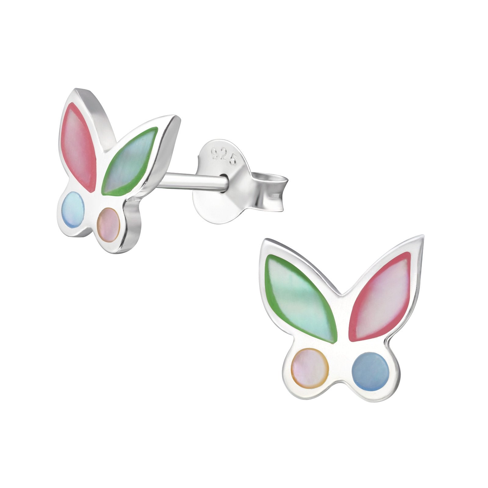 Geometric Crystal Inlaid Dangling Butterfly Earrings – ArtGalleryZen